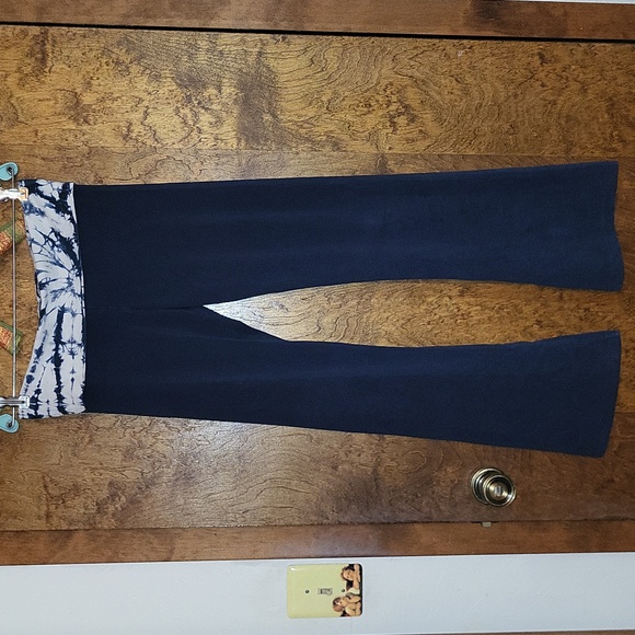 Victoria's Secret Navy Blue Tie-Dye Yoga Pants Small - Picture 9 of 10